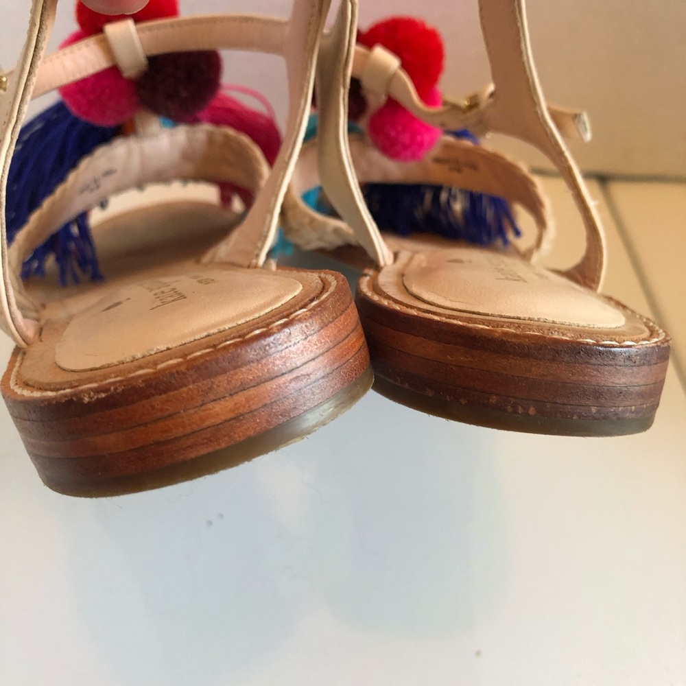 Kate spade sunset strappy pompom sandals - Picture 4 of 14